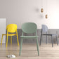 Scandinavian Plastic Armless Chair Open Back Dining Room Chair Clearhalo 'Dining Chairs' 'Dining Tables & Seating' 'dining_chair' 'furn' 'furn_dining_chair' 'Furniture' 'furniture_dining_chair' 'Kitchen & Dining Furniture' 1200x1200_9a73bbc0-c2e4-4d2c-914f-73303970ac30