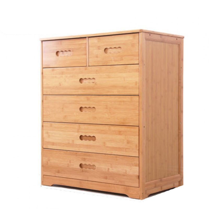Contemporary Brown Accent Chest Rectangle Chest with Drawers