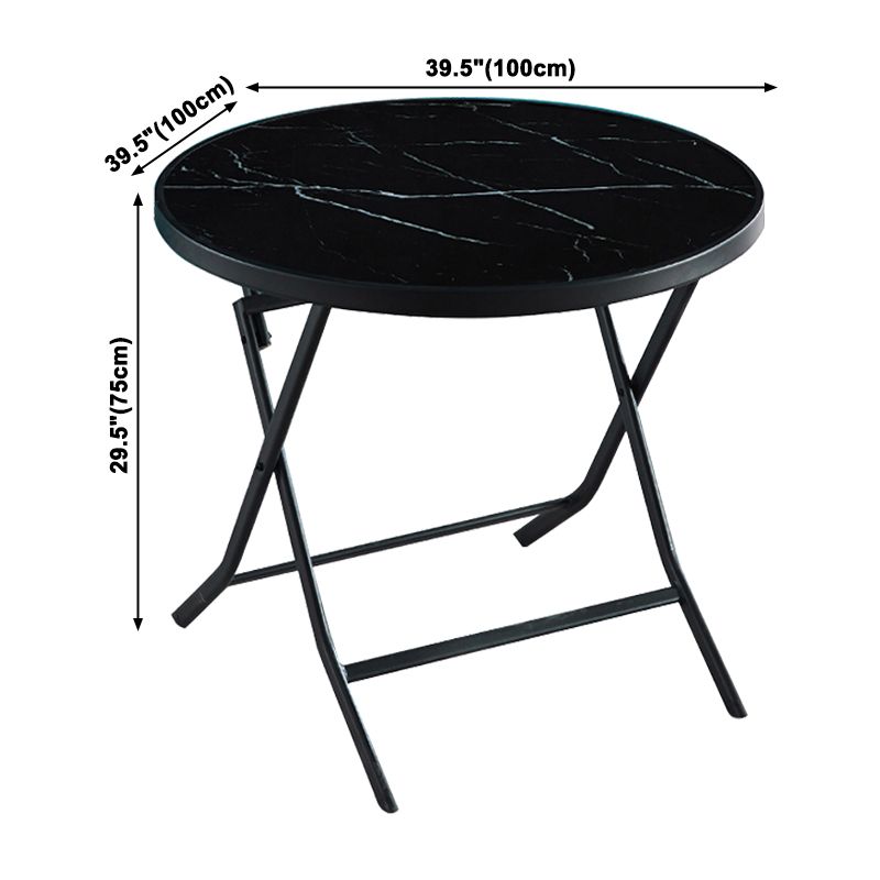 Modern Style Glass Kitchen Dining Table Black Table with Black Frame for Home Clearhalo ' dining_table' 'Dining Tables & Seating' 'Dining Tables' 'furn' 'furn_dining_table' 'Furniture' 'furniture_dining_table' 'Kitchen & Dining Furniture' 'kitchen&dining_furn' 'kitchen' 'kitchen_dining_table' 1200x1200_9a7cba2c-07b1-4bcf-bfdc-f91157193ba4