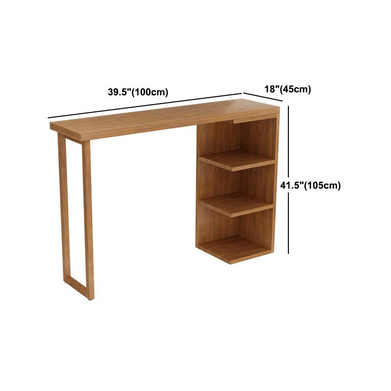 Glam Juego de mesa de bar de 1/2/3 piezas, mesa de bar rectangular de madera con taburete de bar
