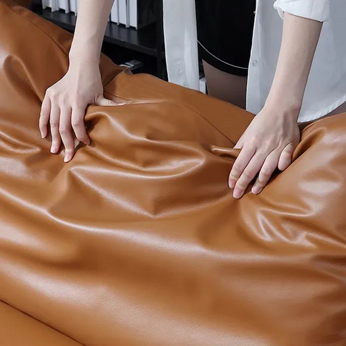 本革の標準フレアソファ33.46 "d x 36.22" Hソファ