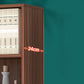 Modern Style Bookshelf Engineer Wood Closed Back Bookcase for Home Office