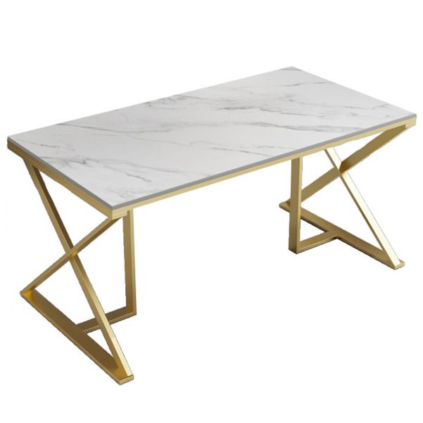 Glam 1/5 Pieces Dining Set Rectangle Stone Dining Table Set for Dining Room Clearhalo 'Dining Room Sets' 'Dining Tables & Seating' 'dining_room_set' 'furn' 'furn_dining_room_set' 'Furniture' 'furniture_dining_room_set' 'Kitchen & Dining Furniture' 1200x1200_9a83d4c2-b3d3-43fb-b6d0-8dc5d77c3f8a