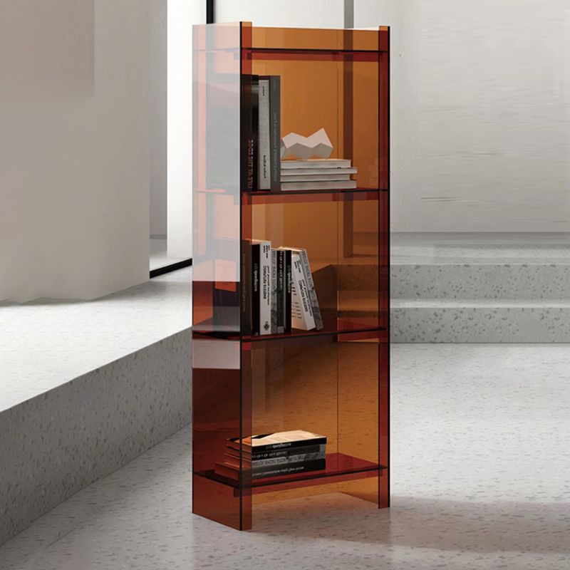Acrylic Bookcase Scandinavian Style Closed Back Bookshelf for Office and Home Clearhalo 'Bookcases' 'furn' 'furn_bookcases' 'Furniture' 'furniture_bookcases' 'kitchen' 'kitchen_bookcases' 'Living Room Furniture' 'Office Furniture' 1200x1200_9a84ac18-2e53-45a9-b65a-da061c2a676a
