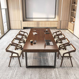 29.25-inch Hoogte Modern Writing Desk Rectangle vaste houten kantoor bureau