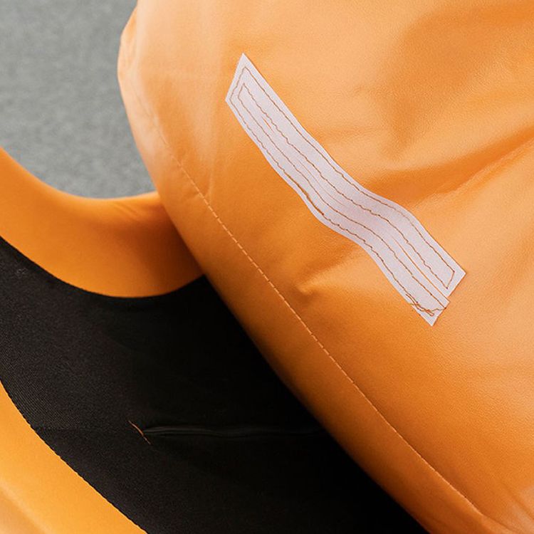 Moderna sedia da bilanciere imbottita sedia da bilanciere resistente alla cornice in metallo con ottomano