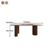 Contemporary Dining Oval Table Dining Wooden Table for Restaurant with Wood Legs Clearhalo 'Dining Tables & Seating' 'Dining Tables' 'dining_table' 'furn' 'furn_dining_table' 'Furniture' 'furniture_dining_table' 'Kitchen & Dining Furniture' 'kitchen' 'kitchen_dining_table' 1200x1200_9a89bf97-3b27-491e-8f55-55ce3e3ddeff