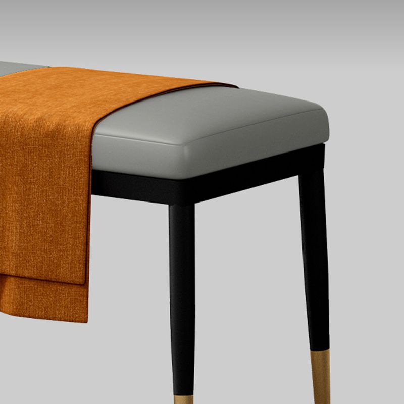 13.8 Inch Wide Modern Seating Bench Rectangle Bench with Legs Clearhalo 'Benches' 'Chairs & Seating' 'furn' 'furn_benches' 'Furniture' 'Living Room Furniture' 1200x1200_9a89e7d1-49dc-4c46-a3bc-1f8ba0f3ba01