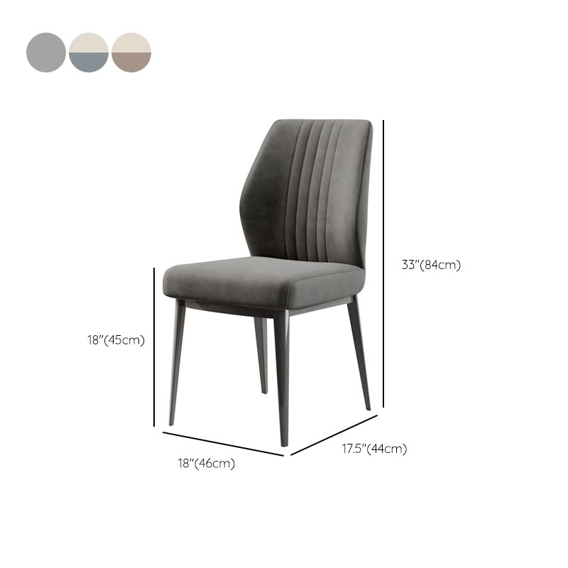 Faux Leder Esszimmerstühle Nordic Style Parsons Stuhl für Esszimmer