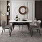 Simplicity Round Dining Table White Sintered Stone Table with 4 Ash Solid Wood Legs Clearhalo ' dining_table' 'Dining Tables & Seating' 'Dining Tables' 'furn' 'furn_dining_table' 'Furniture' 'furniture_dining_table' 'Kitchen & Dining Furniture' 'kitchen&dining_furn' 'kitchen' 'kitchen_dining_table' 1200x1200_9a8b3d7f-90ca-4981-90f2-eabf9624bf05