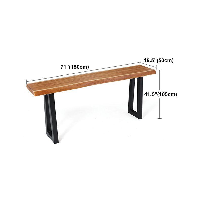 Industrial Dining Rectangle Table Wooden Bar Counter Table for Kitchen Clearhalo 'Bar Furniture' 'Bar Tables' 'bar_tables' 'furn' 'furn_bar_tables' 'Furniture' 'furniture_bar_tables' 'Kitchen & Dining Furniture' 1200x1200_9a8b6854-4d8c-4ad6-b83b-e8557ef1bac8