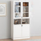 Contemporary Filing Cabinet Storage Shelves Glass Detail Wood File Cabinet Clearhalo 'Filing Cabinets' 'filling_cabinets' 'furn' 'furn_filling_cabinets' 'Furniture' 'Office Furniture' 1200x1200_9a8cb14e-2881-4f25-ad6d-a11a058fe24c