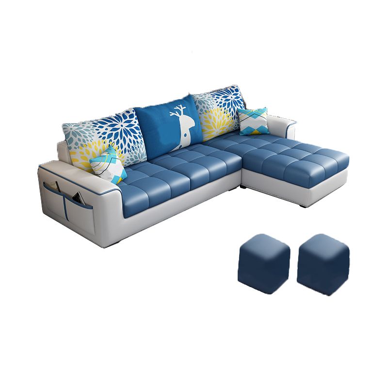 L-Shape 106.3"L x 57"W x 35.43"H Sectionals High Back Sofa with Storage Clearhalo 'furn' 'furn_sectionals' 'Furniture' 'furniture_sectionals' 'kitchen' 'kitchen_sectionals' 'Living Room Furniture' 'Sectionals' 1200x1200_9a8cd5fe-2334-4218-8ba7-f429fd95d5cb