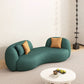 Green Sofa Stationary Water Resistant Seating for Living Room