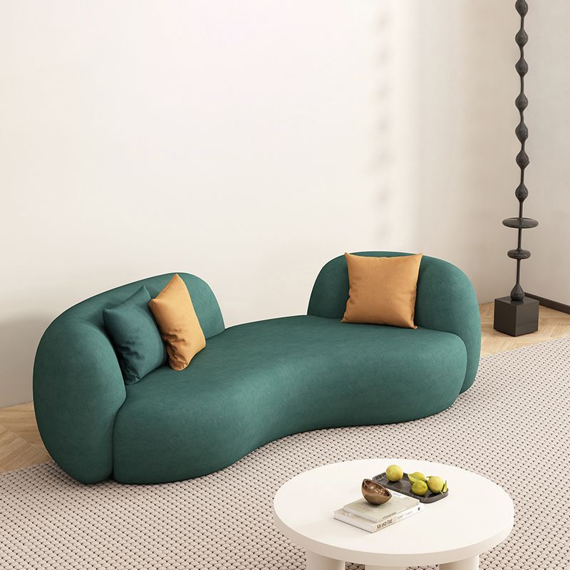 Green Sofa Stationary Water Resistant Seating for Living Room