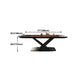 Metal Industrial Rectangle Dining Table Solid Wood Top Table with Pedestal Base Clearhalo ' dining_table' 'Dining Tables & Seating' 'Dining Tables' 'furn' 'furn_dining_table' 'Furniture' 'furniture_dining_table' 'Kitchen & Dining Furniture' 'kitchen&dining_furn' 'kitchen' 'kitchen_dining_table' 1200x1200_9a9091de-0c7d-490e-983c-63a7ef1de82e