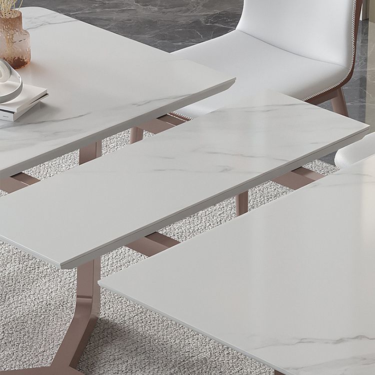 Nordic 1/4/5/7 Pieces Dining Set Sintered Stone Dining Table with Leather Chairs Clearhalo 'Dining Room Sets' 'Dining Tables & Seating' 'dining_room_set' 'furn' 'furn_dining_room_set' 'Furniture' 'furniture_dining_room_set' 'Kitchen & Dining Furniture' 'kitchen&dining_furn' 'kitchen' 1200x1200_9a90c7c0-554f-4d13-b7d2-73a99f4dbe37