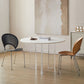 White Stone Dining Table Modern Round Dining Table with Acrylic Legs Clearhalo 'Dining Tables & Seating' 'Dining Tables' 'dining_table' 'furn' 'furn_dining_table' 'Furniture' 'Kitchen & Dining Furniture' 1200x1200_9a91b6a8-5e72-43d6-a2e1-cf25326f60d1