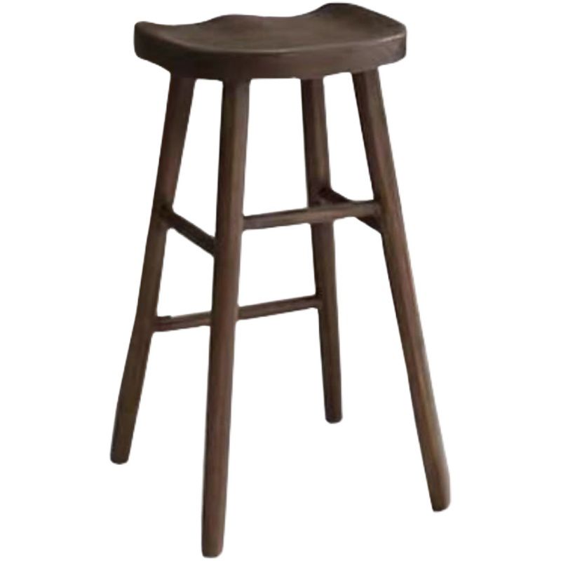 Contemporary Solid Wood Barstool Indoor Bar Stool with Wood Seat and Footrest Clearhalo 'Bar Furniture' 'Bar Stools' 'bar_stools' 'furn' 'furn_bar_stools' 'furniture_bar_stools' 'Kitchen & Dining Furniture' 'kitchen&dining_furn' 'kitchen' 'kitchen_furn' Furniture' 1200x1200_9a92da2d-57e9-4c1e-846c-a7d0cfcfb29b