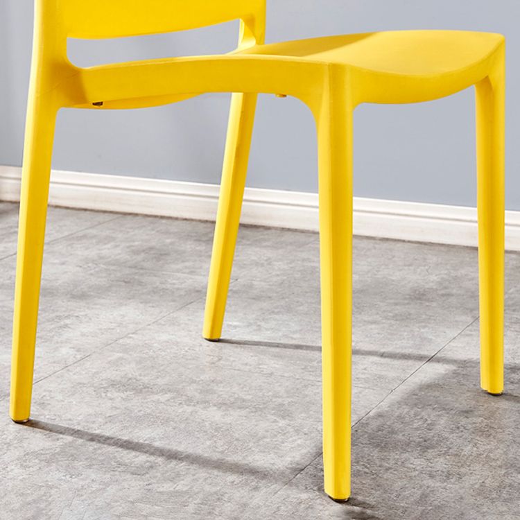 Modern Contemporary Plastic Side Chairs Multicolor Open Back Side Chair Set Clearhalo ' kitchen&dining_furn' 'Dining Chairs' 'Dining Tables & Seating' 'dining_chair' 'furn' 'furn_dining_chair' 'Furniture' 'furniture_dining_chair' 'Kitchen & Dining Furniture' 'kitchen' 1200x1200_9a93006a-1122-4363-8c69-8288efb64f84
