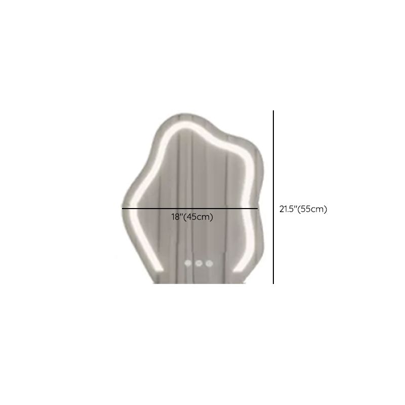 Contemporary Solid Wood With Drawer Lighted Mirror Bedroom Make-up Vanity