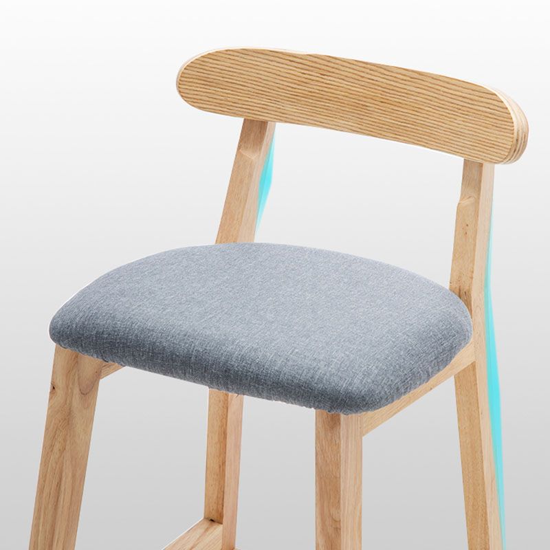 Scandinavian Wood Upholstered Counter Stools Natural Back Bar Stools with Footrest Clearhalo 'Bar Furniture' 'Bar Stools' 'bar_stools' 'furn' 'furn_bar_stools' 'furniture_bar_stools' 'Kitchen & Dining Furniture' 'kitchen&dining_furn' 'kitchen' 'kitchen_furn' Furniture' 1200x1200_9a94d863-0152-43c2-9a3e-e484aa8b478d