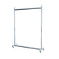 Industriële instapkapstok, metalen frame, ophangrail, instapkleerhanger