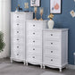 Contemporary Rectangle Accent Chest with Drawers 13.77" Wide Wood Chest Clearhalo 'Cabinets & Chests' 'cabinets_chests' 'furn' 'furn_cabinets_chests' 'Furniture' 'Living Room Furniture' 1200x1200_9a9afcf4-fddc-4401-8fa4-5d42e97dc877