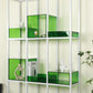 Scandinavian Open Etagere Bookshelf with Iron Frame Acrylic Bookcase Clearhalo 'Bookcases' 'furn' 'furn_bookcases' 'Furniture' 'furniture_bookcases' 'Office Furniture' 1200x1200_9a9d2bc3-5c2b-4f3c-9680-8c0aa6bbade7