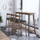 Industrial Style Natural Wood Bar Table Rectangle Top Indoor 41.34"H Bistro Table Clearhalo 'Bar Furniture' 'Bar Tables' 'bar_tables' 'furn' 'furn_bar_tables' 'Furniture' 'furniture_bar_tables' 'Kitchen & Dining Furniture' 'kitchen&dining_furn' 'kitchen' 1200x1200_9a9e3daa-c065-4d72-be4d-9f35a9a3b9ee