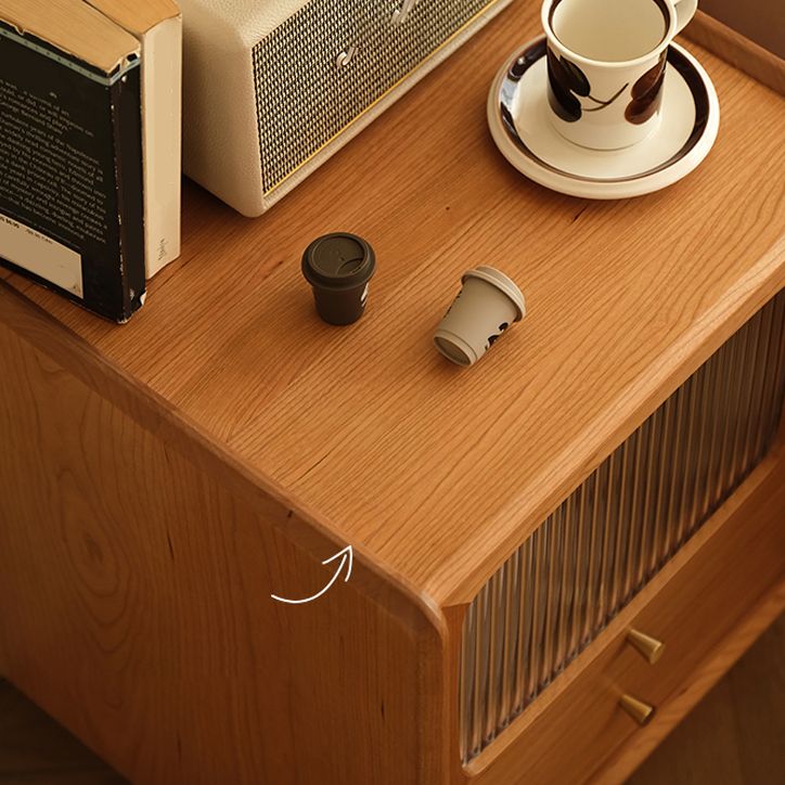 Mesa de madera mediana cajones contemporáneos gabinete de cama