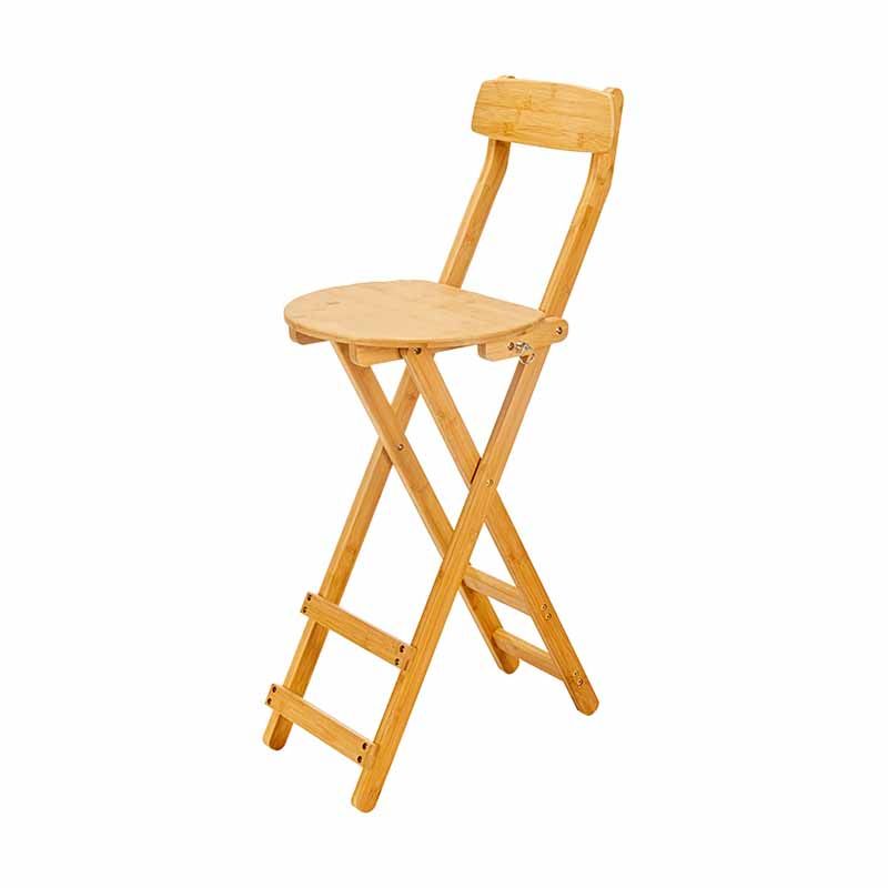 Nordic Style Armless Wood Backrest Barstools Folding Counter Stools, 1 Piece Clearhalo 'Bar Furniture' 'Bar Stools' 'bar_stools' 'furn' 'furn_bar_stools' 'furniture_bar_stools' 'Kitchen & Dining Furniture' 'kitchen&dining_furn' 'kitchen' 'kitchen_furn' Furniture' 1200x1200_9aa1c012-9dbc-457a-a46b-076eef196349