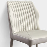 Contemporary Style Metal Dining Chairs Dining Wingback Armless Side Chairs for Kitchen Clearhalo ' kitchen&dining_furn' 'Dining Chairs' 'Dining Tables & Seating' 'dining_chair' 'furn' 'furn_dining_chair' 'Furniture' 'furniture_dining_chair' 'Kitchen & Dining Furniture' 'kitchen' 1200x1200_9aa22d88-d13c-4f35-976e-30bf8d6b2e9f