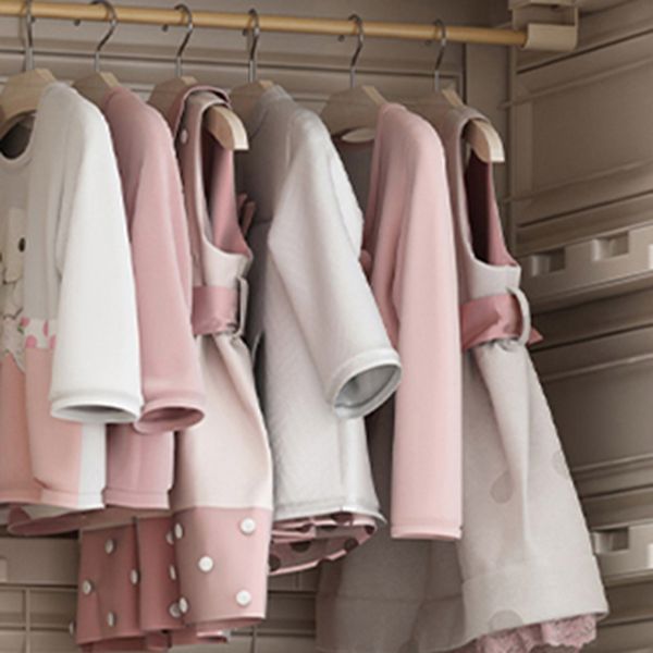 Gabinete de almacenamiento de plástico para el gabinete de puerta con bisagras modernas de dormitorio