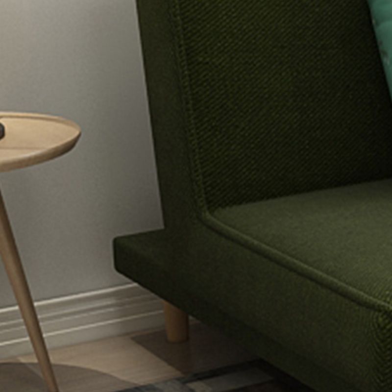 Armless Settee with Cotton Blend 19.68" W Convertible Sleeper Sofa for Apartment Clearhalo 'furn' 'furn_sofas' 'Furniture' 'furniture_sofas' 'kitchen' 'kitchen_sofas' 'Living Room Furniture' 'Sofa' 'sofas' 1200x1200_9aa4206d-b7c7-4878-ada2-23b27a6a7ebc