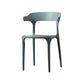 Scandinavian Plastic Dining Kitchen Room Armchair Open Back Chair Clearhalo ' kitchen&dining_furn' 'Dining Chairs' 'Dining Tables & Seating' 'dining_chair' 'furn' 'furn_dining_chair' 'Furniture' 'furniture_dining_chair' 'Kitchen & Dining Furniture' 'kitchen' 1200x1200_9aa5d146-0343-49e6-ac7d-db62cf7dd4f3