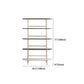 Modern Style Bookcase Metal Frame Open Back Bookshelf for Office Use Clearhalo 'Bookcases' 'furn' 'furn_bookcases' 'Furniture' 'Office Furniture' 1200x1200_9aa68e5a-5a11-4335-b2fe-2835d8ccafd9
