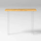 Contemporary Solid Wood Acrylic Base Bar Table for Kitchen Dining Room
