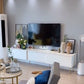 Wooden Enclosed Storage TV Stand Luxury White TV Cabinet for Home Clearhalo 'furn' 'furn_tv_stands_entertainment_centers' 'Furniture' 'Living Room Furniture' 'TV Stands & Entertainment Centers' 'TV Stands & Media Storage Furniture' 'tv_stands_entertainment_centers' 1200x1200_9aa7df0d-157b-494e-b09a-44080385a1e4