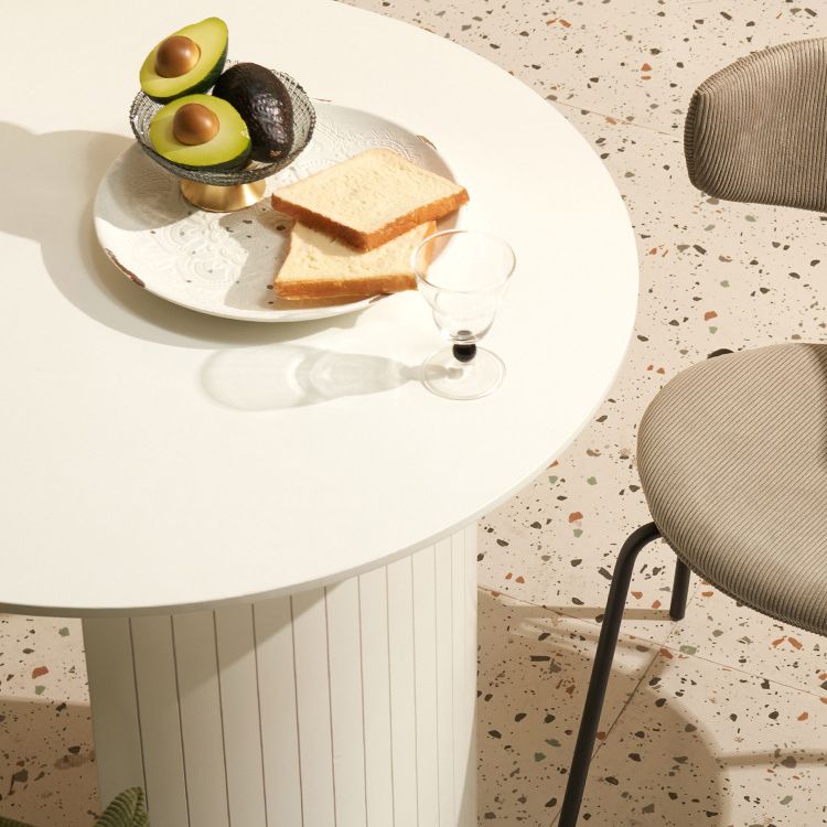 Wood Top Dining Table Traditional Luxury Dining Table with White Sled Base Clearhalo 'Dining Tables & Seating' 'Dining Tables' 'dining_table' 'furn' 'furn_dining_table' 'Furniture' 'Kitchen & Dining Furniture' 1200x1200_9aaa7c05-274d-4907-9092-4c49819c5a0c