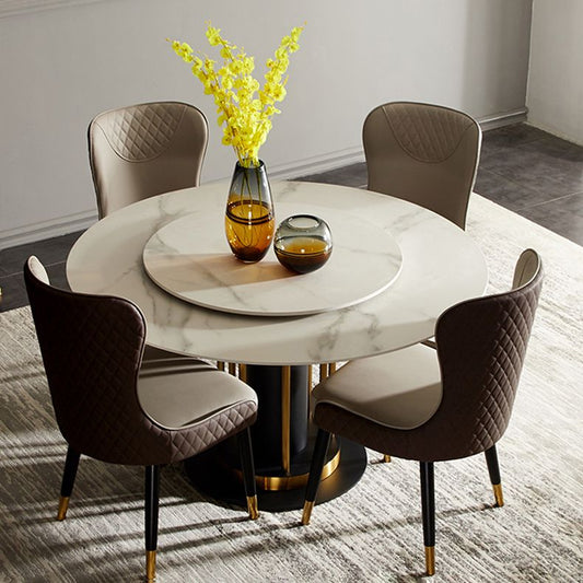 Sedie laterali imbottite in stile scandinavo Solido posteriore a braccia