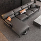 Vlek resistent modernisme sofa & chaise flared arm sectional