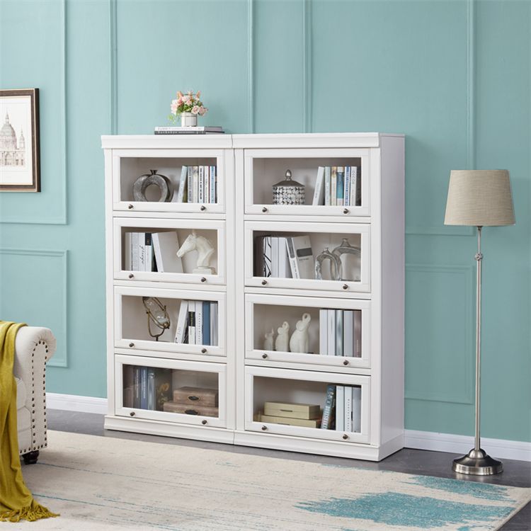Modern Style Bookcase Solid Wood Rectangular Shelf with Doors Clearhalo 'Bookcases' 'furn' 'furn_bookcases' 'Furniture' 'furniture_bookcases' 'kitchen' 'kitchen_bookcases' 'Living Room Furniture' 'Office Furniture' 1200x1200_9aadcc1a-2c4e-432e-a4e8-37b29728eb27