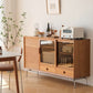 Contemporary 35'' Height Sideboard Table 3 Doors 2 Drawer Buffet Table for Living Room