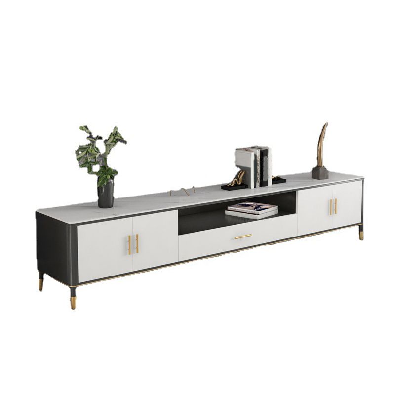 Open Storage TV Media Console Supporto TV in pietra per soggiorno