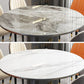 Glam Sintered Stone Top Table Round Shape Standard Dining Table for Kitchen Clearhalo ' dining_table' 'Dining Tables & Seating' 'Dining Tables' 'furn' 'furn_dining_table' 'Furniture' 'furniture_dining_table' 'Kitchen & Dining Furniture' 'kitchen&dining_furn' 'kitchen' 'kitchen_dining_table' 1200x1200_9ab7107a-3380-4d2f-a705-0b0a5e35a803