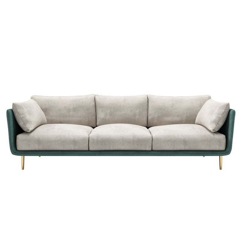 Stain Resistant Square Arm 3/4-Seat Sofa Extra Long Faux Leather Settee Clearhalo 'furn' 'furn_sofas' 'Furniture' 'furniture_sofas' 'kitchen' 'kitchen_sofas' 'Living Room Furniture' 'Sofa' 'sofas' 1200x1200_9ab73109-dfa0-48af-b452-1c59b3a1e9c8