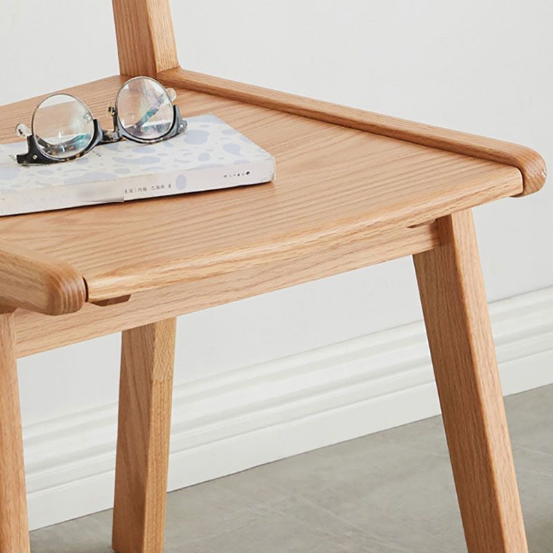 Contemporary Style Open Back Chair Dining Armless Chair with Wooden Legs for Kitchen Clearhalo ' kitchen&dining_furn' 'Dining Chairs' 'Dining Tables & Seating' 'dining_chair' 'furn' 'furn_dining_chair' 'Furniture' 'furniture_dining_chair' 'Kitchen & Dining Furniture' 'kitchen' 1200x1200_9ab798a9-145c-4236-a70e-f3b4d6236d16