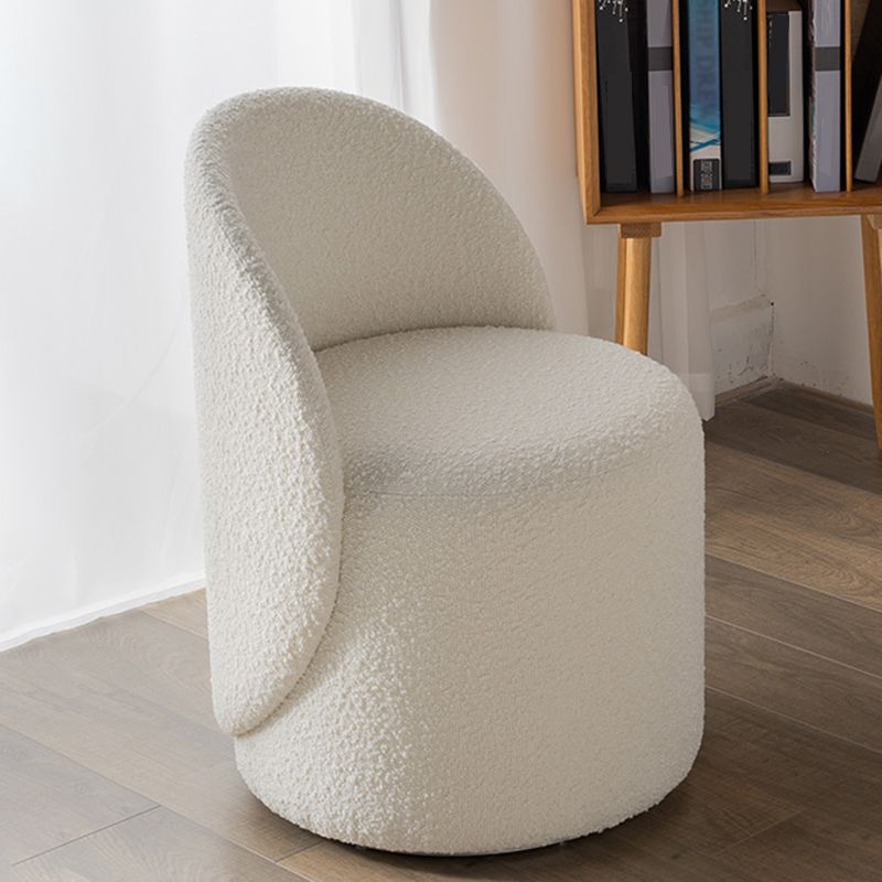 Scandinavian Solid Color Armless Chair Tight Back Accent Chair