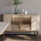 Sideboard Sideboard Glam Sideboard Sideboard cucina con 2 cassetti e 4 porte